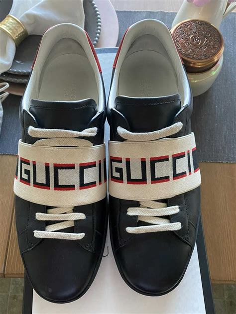 gucci stripin|gucci stripe leather sneaker.